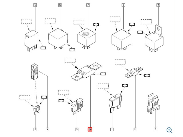 Предохранитель CAL.2 32V, 8200177920, 8200177919 Renault Предохранитель CAL.2 32V, 8200177920, 8200177919 Renault